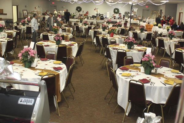 banquet of tables at a event