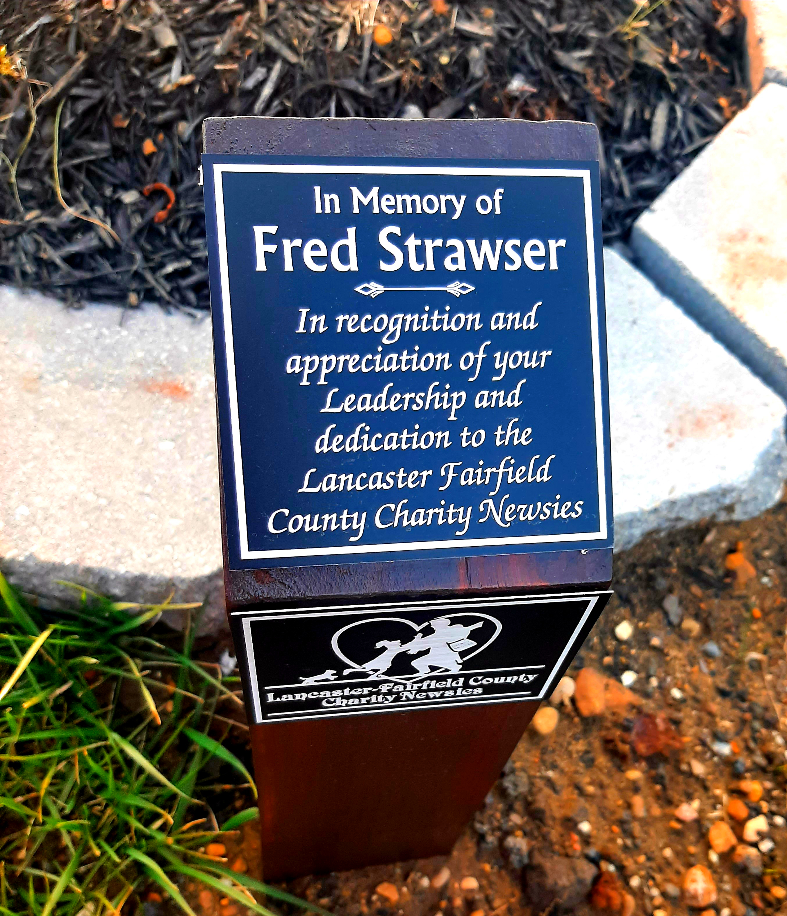 in memory of Secretary Fred Strawser